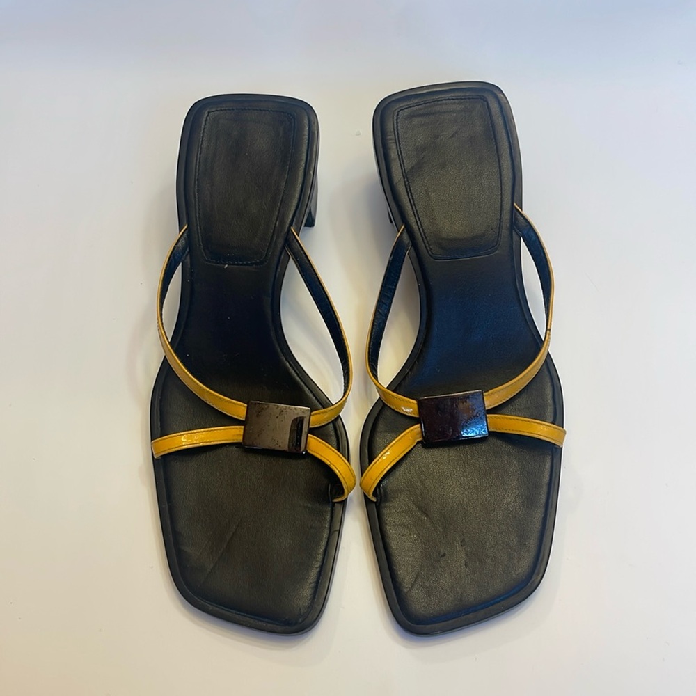 Nine West Yellow Sandals